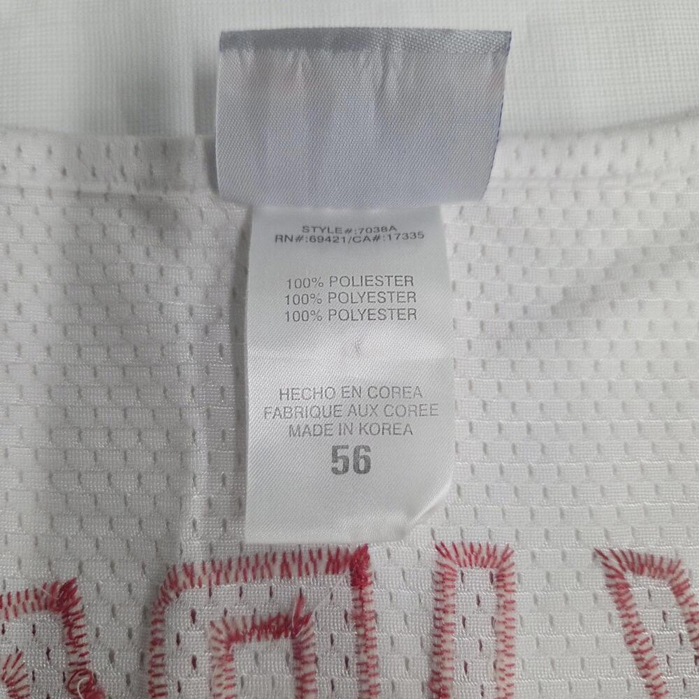 Vintage New Jersey Nets Basketball Jersey Mens 56 White NBA Jason Kidd Reebok - Picture 5 of 8